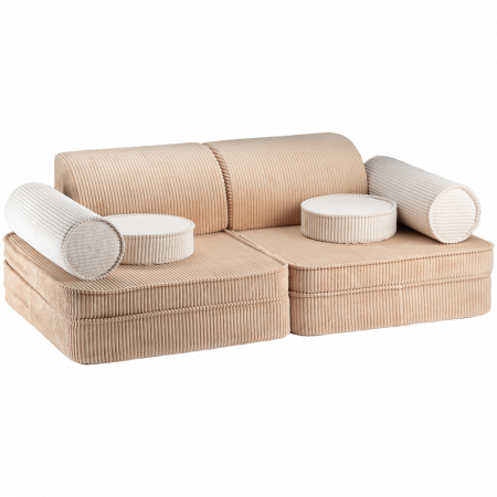 Colectia Corduroy - Canapea Sette Brown sugar/ Tofee