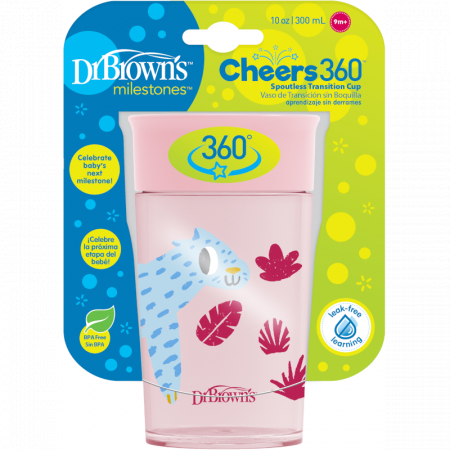 Canita Cheers 360, 300 ml. Roz, design, BPA Free [4]