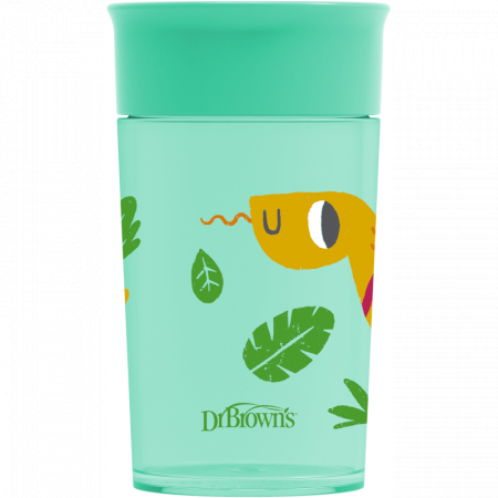 Cani Farfurii Tacamuri - Canita Cheers 360, 300 ml. Verde, design, BPA Free
