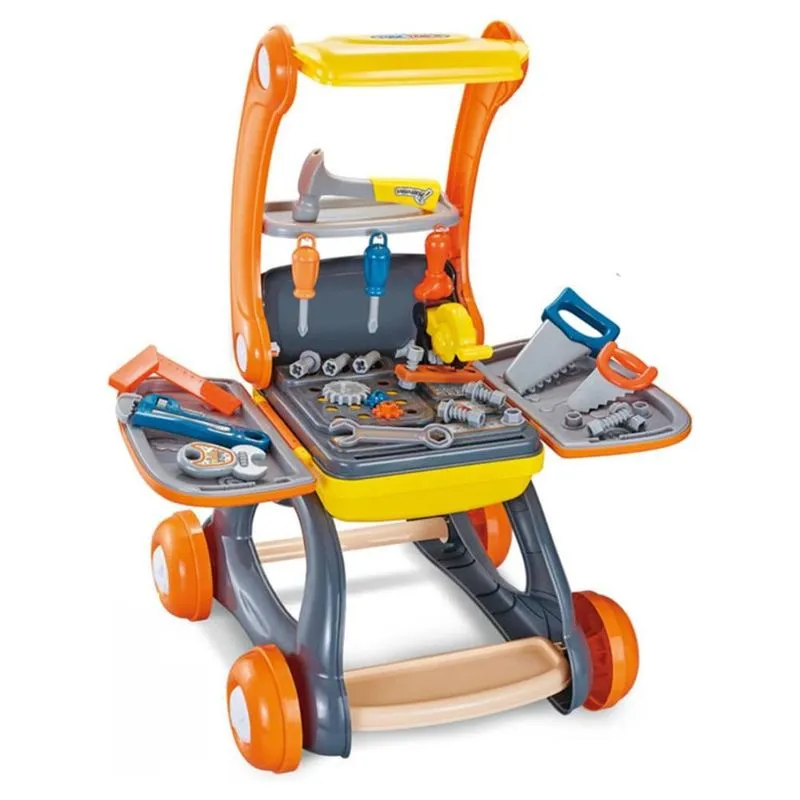 Centre activitati - Carucior transformabil stand unelte 2 in 1
