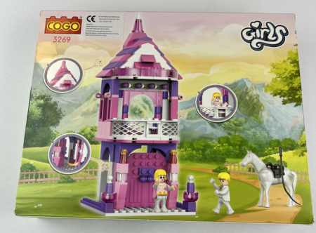 Jocuri de constructie - Castel tip LEGO castelul printesei