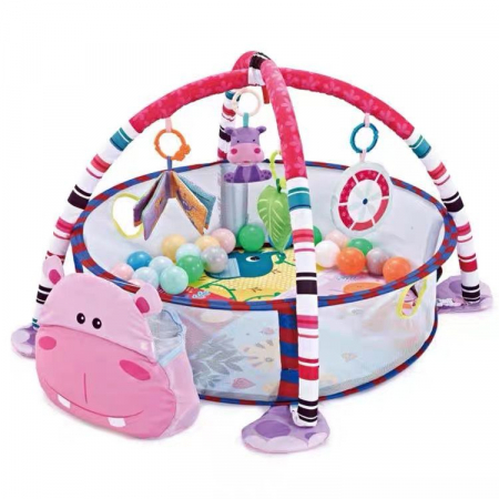Centru de activitati bebelusi si tarc cu bile, 3 in 1, set 30 de bile colorate inclus [2]