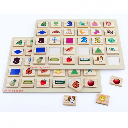 Joc de memorie si inteligenta din lemn, Right Brain Memory Game [1]
