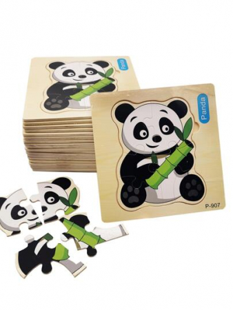 joc  Puzzle Incastru PANDA Montessori [1]