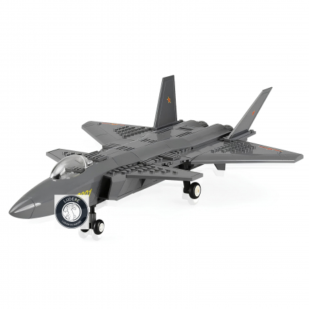 Macheta Avion Vanatoare Multirol  STEALTH J20 set 290 piese [3]