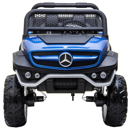 Masinuta copii Mercedes Suv 4x4 180w, proiectoare, bluetooth, scaune piele [4]