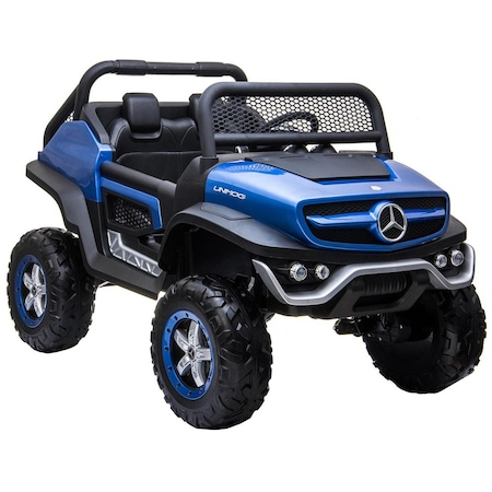Masini electrice - Masinuta copii Mercedes Suv 4x4 180w, proiectoare, bluetooth, scaune piele