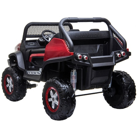 Masinuta copii Mercedes Suv 4x4 180w, proiectoare, bluetooth, scaune piele [8]