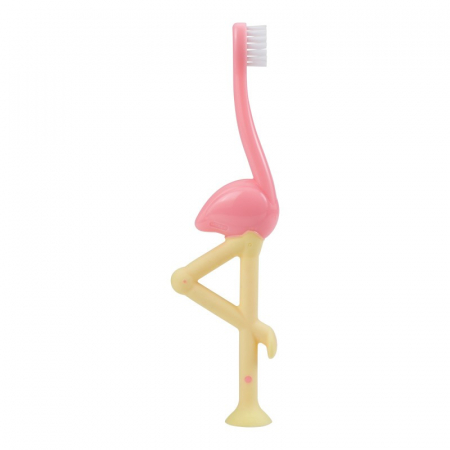 Diverse - Periuta de dinti design flamingo (1-4 ani)