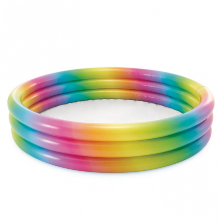 Vara - Piscina gonflabila Intex Curcubeu , pentru copii, 147 x 33 cm