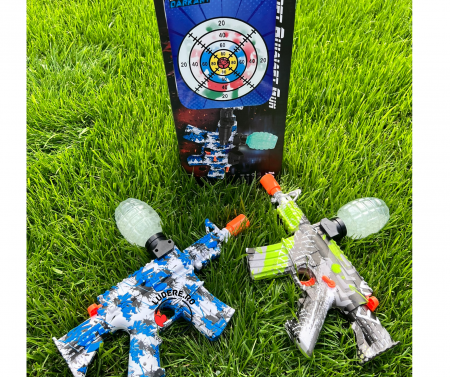 Blaster airsoft cu bile din gel automata [3]