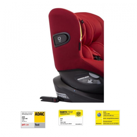Scaun auto i-Spin 360° Merlot, nastere - 105 cm, testat ADAC [5]