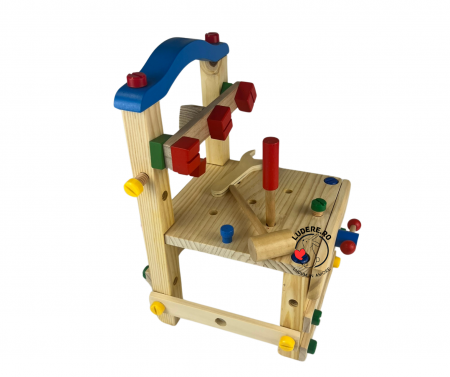 Centre activitati - Scaun de constructie cu suruburi model nou