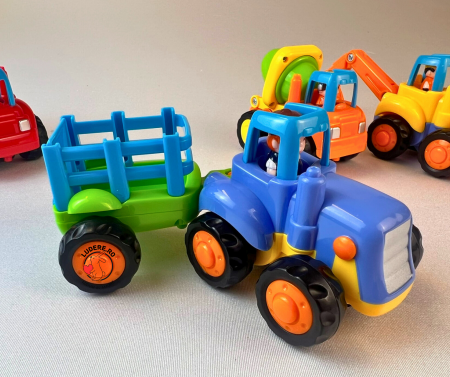 Set 4 utilaje de jucarie pentru copii  4x4 [3]