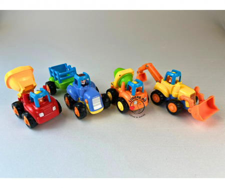Set 4 utilaje de jucarie pentru copii  4x4 [2]