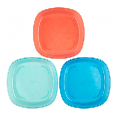 Bebelusi - Set farfurii colorate ptr. bebelusi (3pack)
