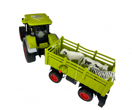Tractor cu remorca si animale  telecomanda  R/C [2]