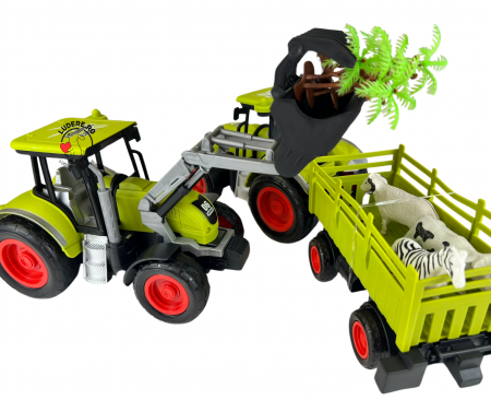 Tractor cu remorca si animale  telecomanda  R/C [4]