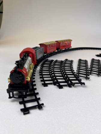 Tren Clasic cu Abur real 3 vagoane real sine oval 345 cm 415cm 435 cm [3]