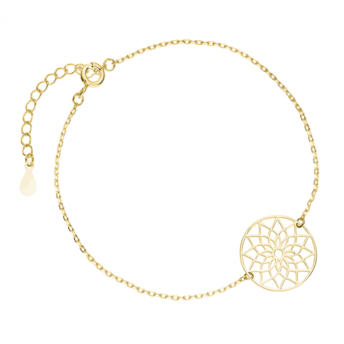 Bratara argint Mandala Gold [1]