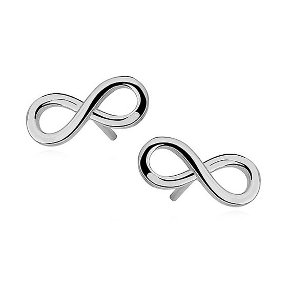 Cercei Argint Silver Infinity [1]