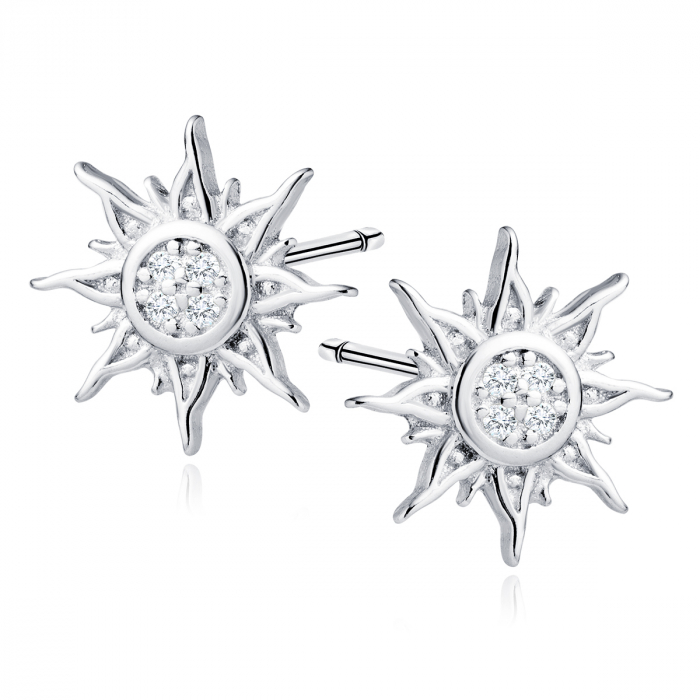 Cercei argint Silver Sun Zirconia [1]
