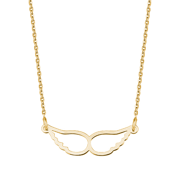 Colier argint Gold wings [1]