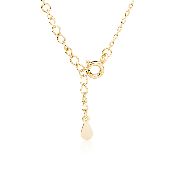 Colier argint Gold Zirconia Flower [2]