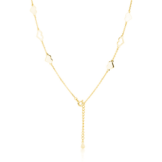 Colier argint Multi Hearts Gold [2]