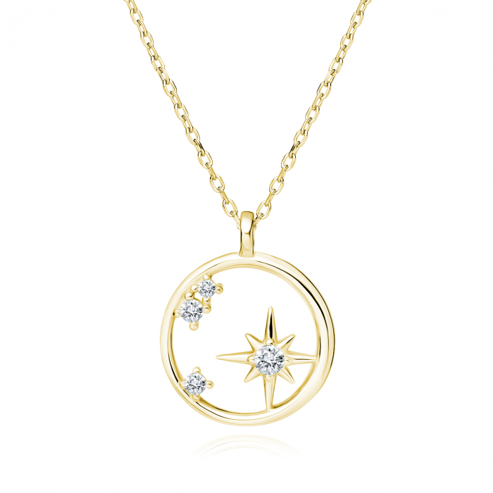 Colier argint North Star Gold [1]