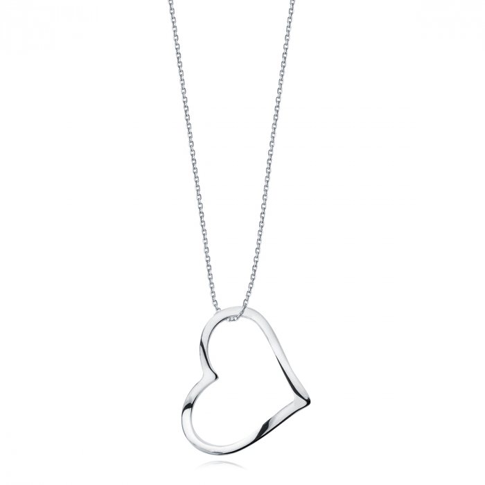Colier Argint Silver Big Heart [1]