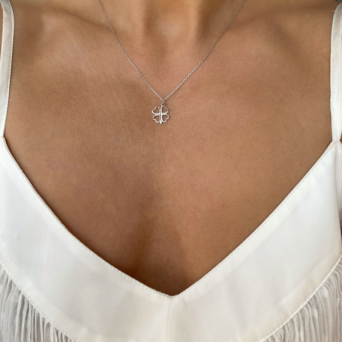 Colier argint Silver Clover [3]