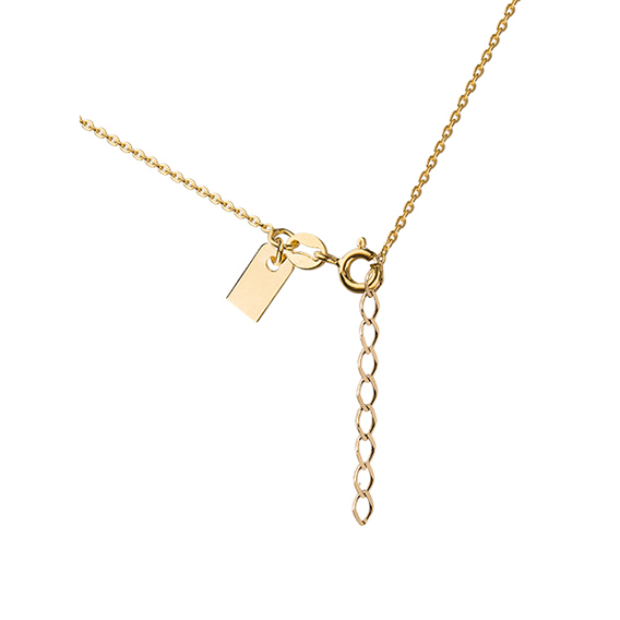 Colier argint Solo Zirconia Gold [2]