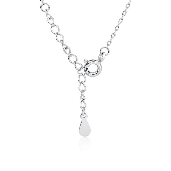 Colier argint Silver Zirconia Heart [2]