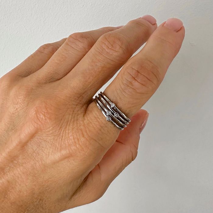 Inel argint Silver Zirconia [4]