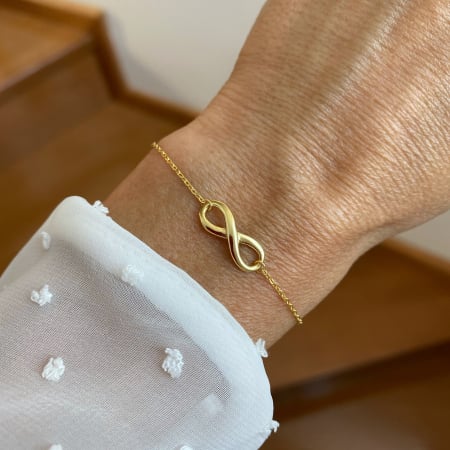 Bratara argint Gold Infinity [1]