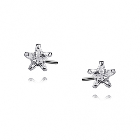 Cercei - Cercei argint Little Star Zirconia