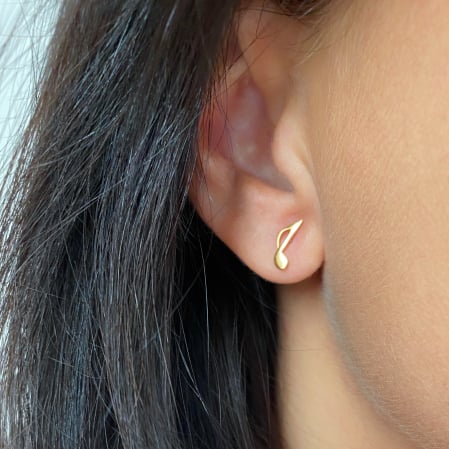 Cercei argint Silver Music Note [1]