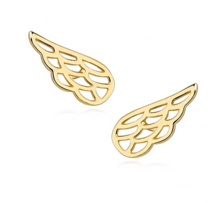 Cercei - Cercei argint Wings Gold