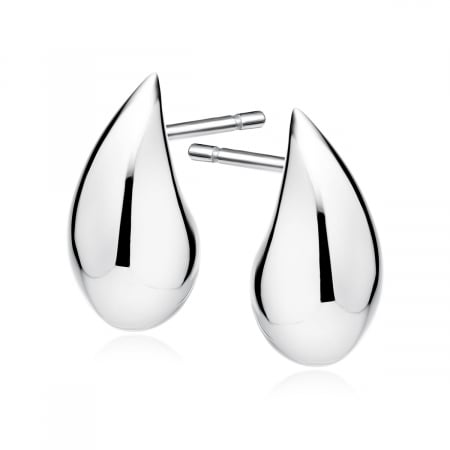 Cercei - Cercei argint Teardrop Silver