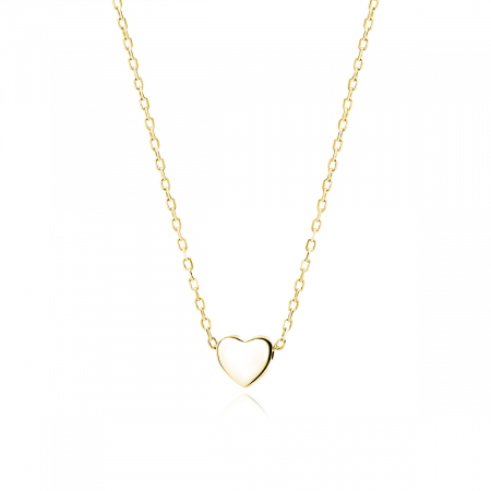 Bijuterii argint - Choker argint Gold Heart