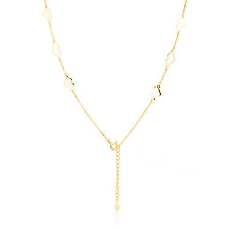 Colier argint Multi Hearts Gold [1]