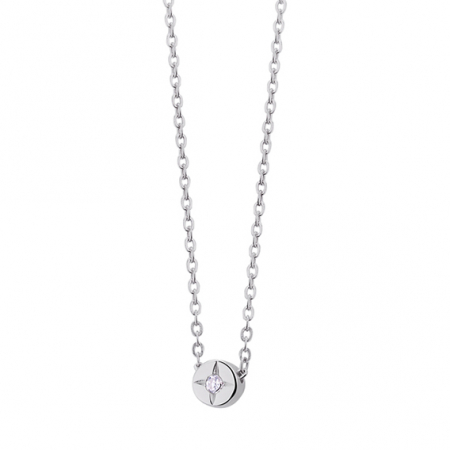 Bijuterii argint - Colier argint Solo Zirconia Silver