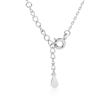 Colier argint Silver Zirconia Heart [1]