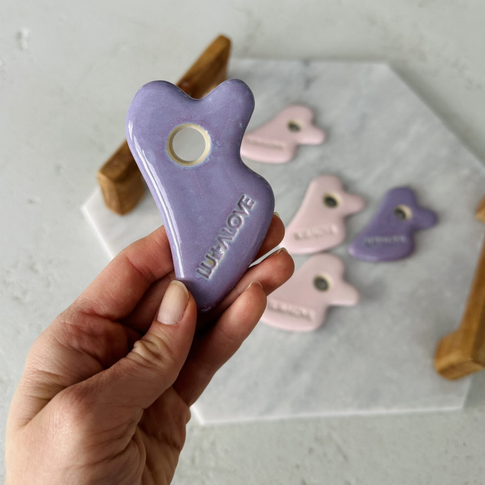 Gua Sha Lavender Ceramic [3]
