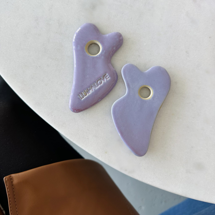 Gua Sha Lavender Ceramic [2]
