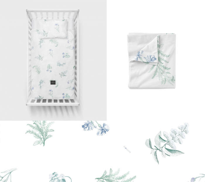 Husa pilota si fata de perna Blu Herbs [1]