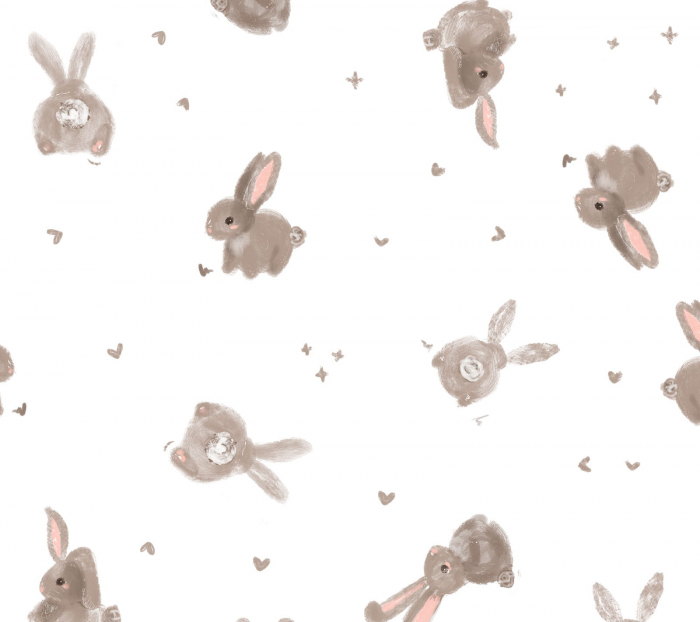 Muselina Bambus si Bumbac Beige Bunny [5]