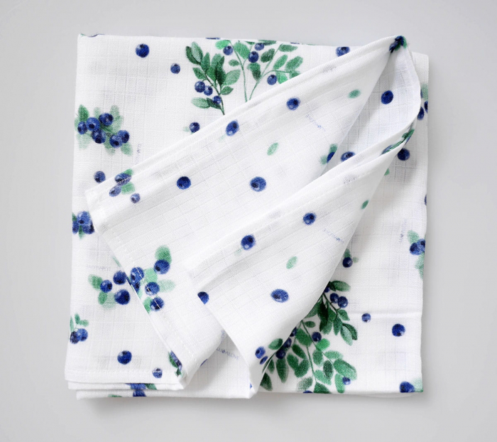 Muselina Bambus si Bumbac BlueBerries [2]