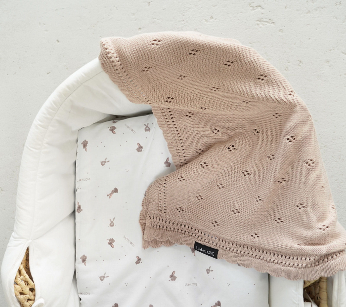 Patura Bambus Caramel Daisy 80x100 cm [3]